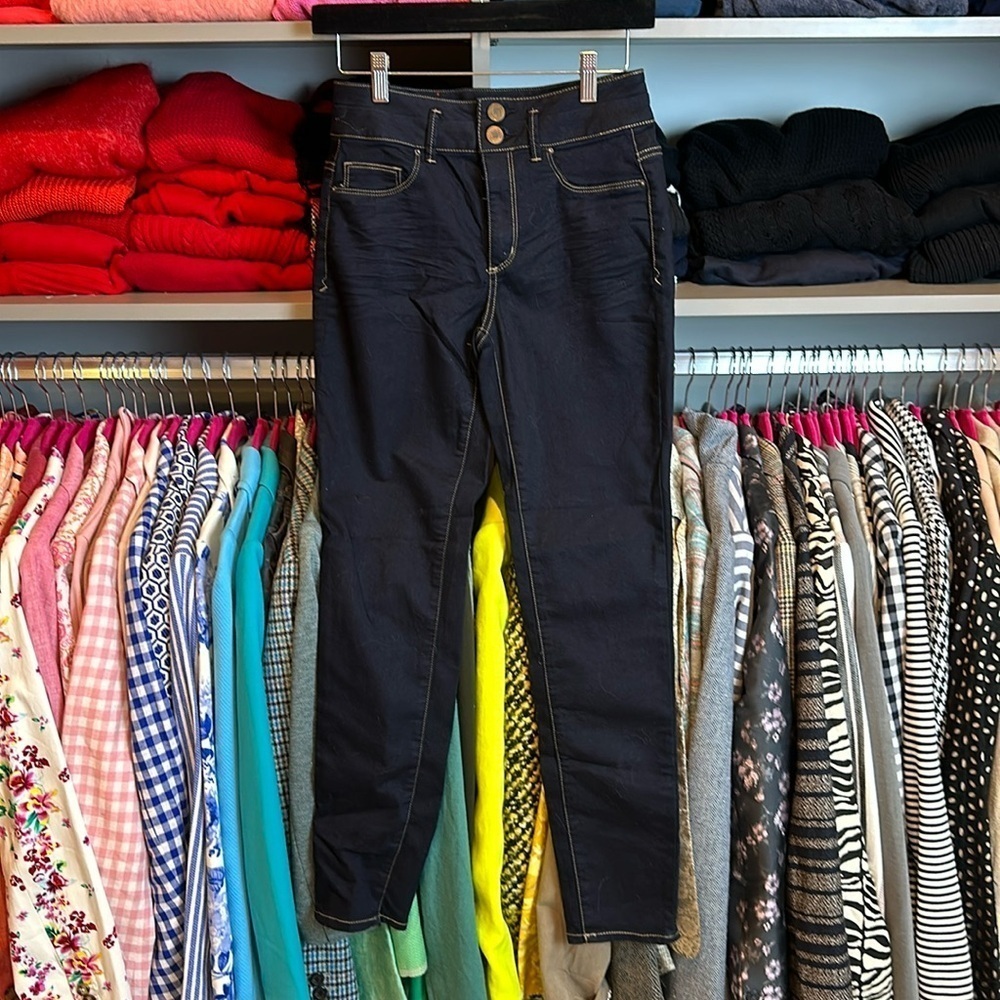 Mossimo Supply Co high waist denim leggings size 5